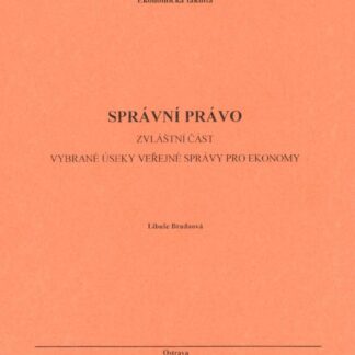 Správní právo, zvl. část